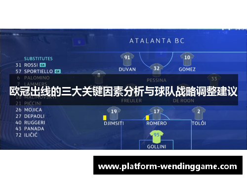 欧冠出线的三大关键因素分析与球队战略调整建议