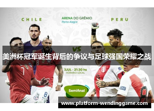 美洲杯冠军诞生背后的争议与足球强国荣耀之战